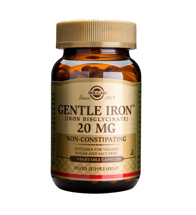 SOLGAR GENTLE IRON 20MG 180VCAP