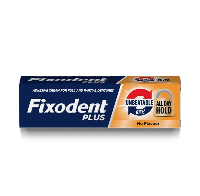 Fixodent Plus Στερεωτική Κρέμα Για Ολικές και Μερικές Τεχνητές Οδοντοστοιχίες 40gr