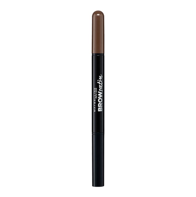 Maybelline Brow Satin Smoothing Duo-Brow Pencil & Filling Powder 04 Dark Brown