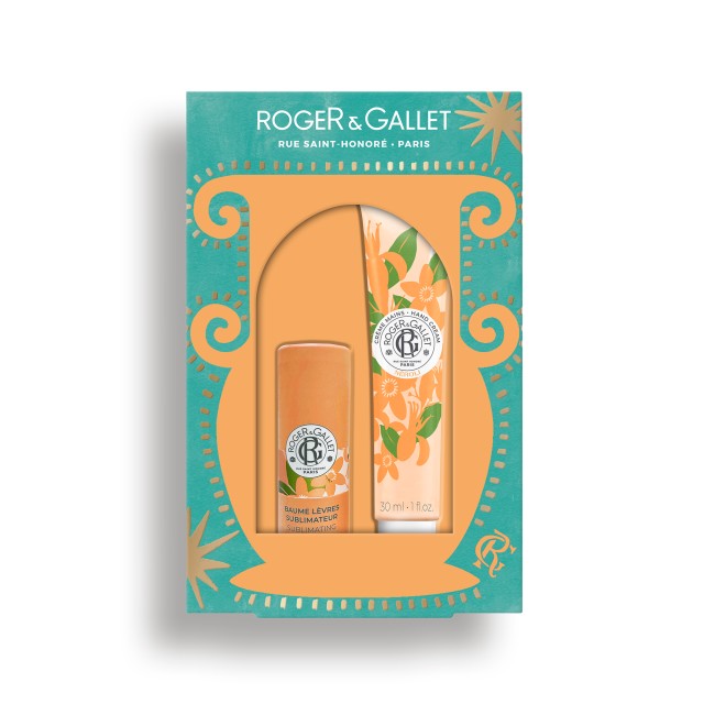 Roger & Gallet Set Neroli Hand Cream Ενυδατική Κρέμα Χεριών 30ml & Lip Balm Βάλσαμο Χειλιών 3.5gr