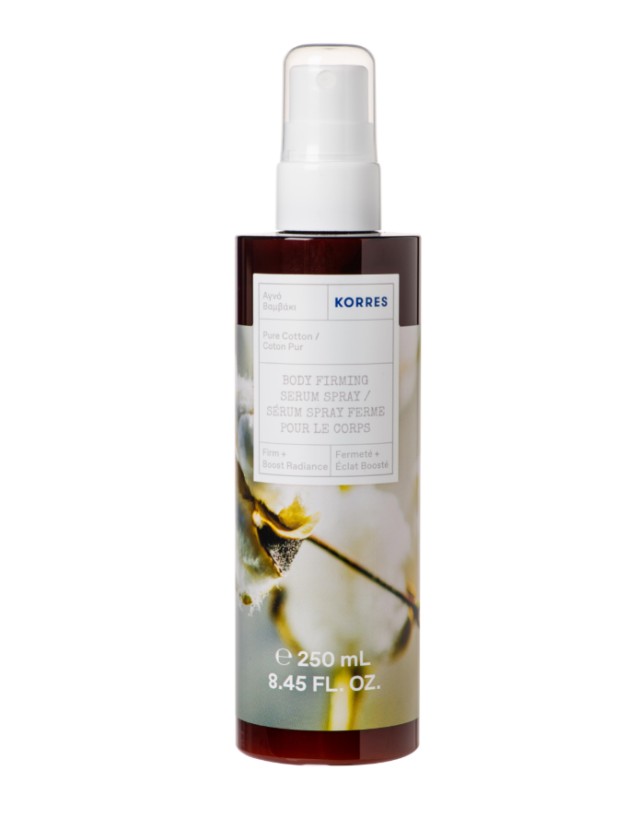 Korres Pure Cotton Body Firming Serum Spray Αγνό Βαμβάκι 250ml