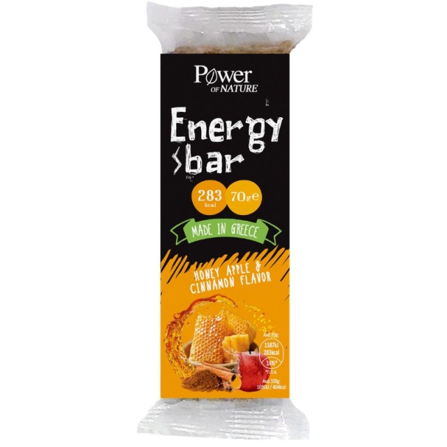 Power Health Power of Nature Energy Bar με Γεύση Μέλι, Μήλο και Κανέλα 70gr