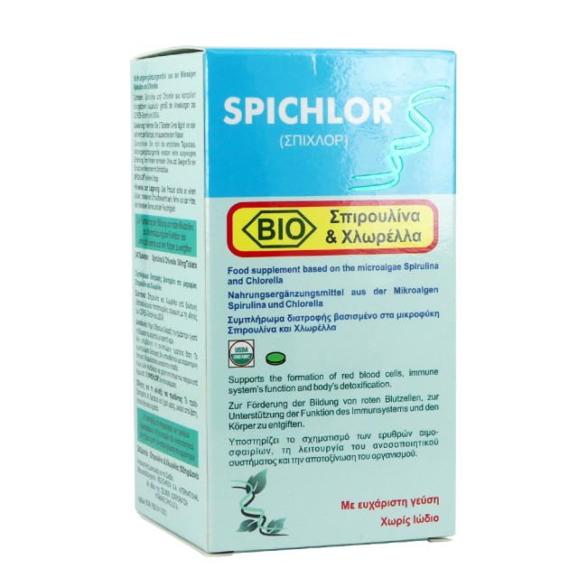 Medichrom Spichlor Βιο Spirulina & Chlorella 240tabs