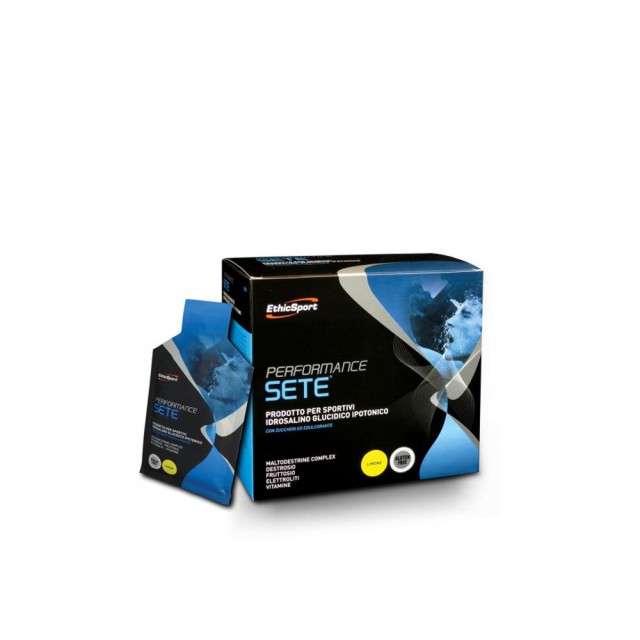 EthicSport Performance Sete Lemon Διατηρεί τα Αποθέματα Ηλεκτρολυτών, Υδατανθράκων και Νερού με Γεύση Λεμόνι 14 x 22gr Φακελάκια