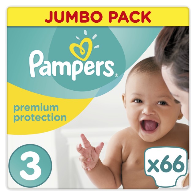 Pampers New Baby Midi 66τεμ Νο 3 (5-9kg)