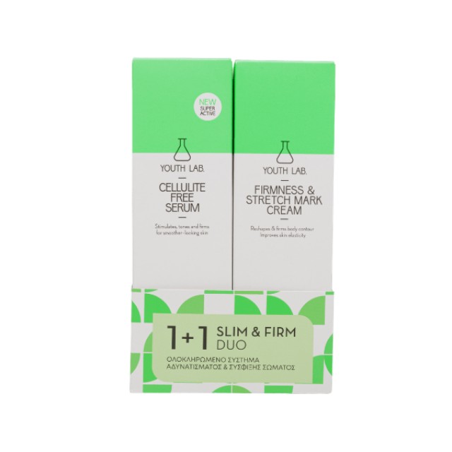 Youth Lab Set Slim & Firm Duo Ολοκληρωμένο Σύστημα Αδυνατίσματος και Σύσφιξης Σώματος