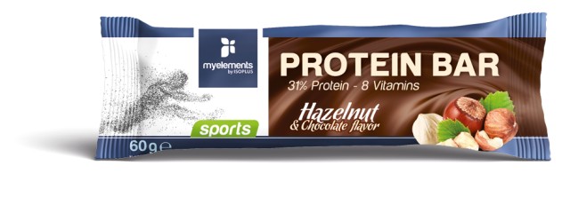 My Elements Protein Bar Hazelnut & chocolate flavor 60gr