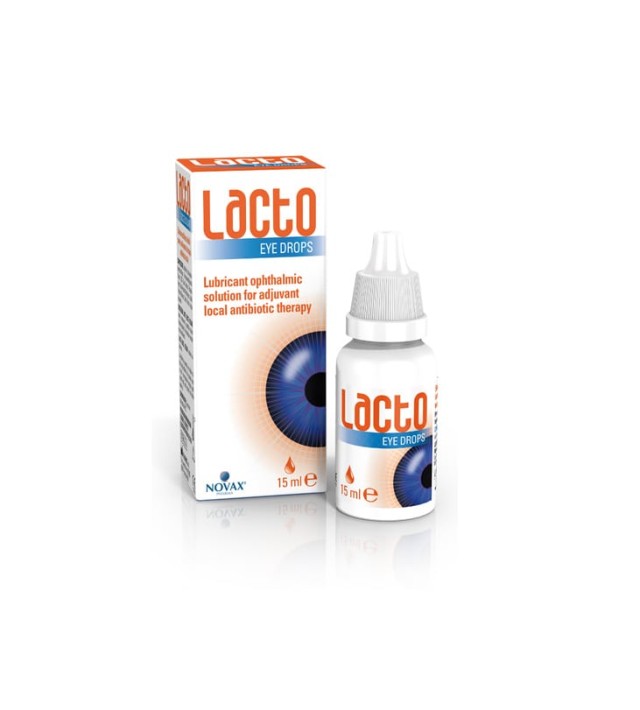 Novax Pharma Lacto Eye Drops Οφθαλμικές Σταγόνες 15ml