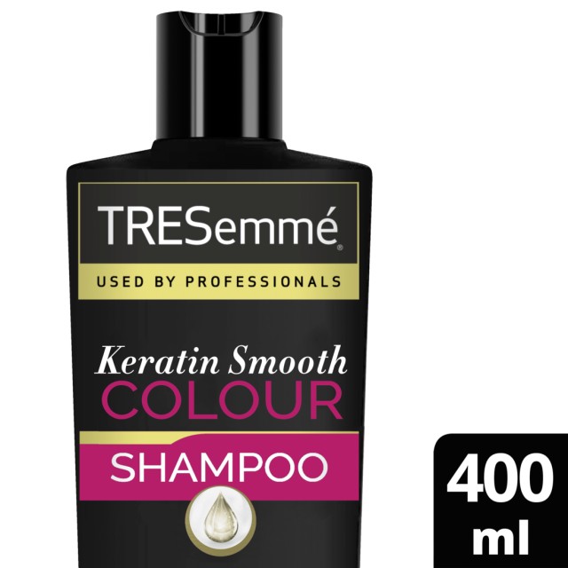 TRESemme Keratin Smooth Color With Moroccan Oil Shampoo, Σαμουάν για Βαμμένα Μαλλιά 400ml