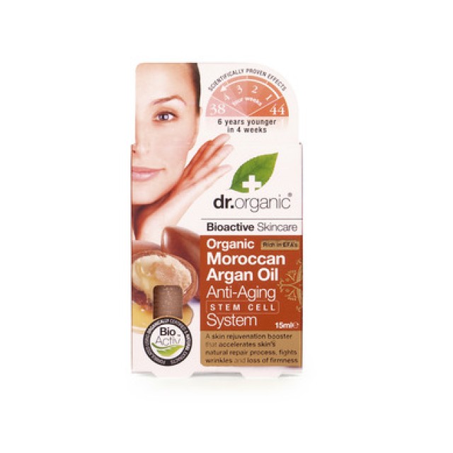 DR.ORGANIC MOROCCAN ARGAN OIL ANTI-AGING STEM CELL SYSTEM 30ML