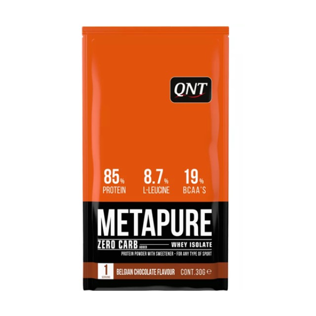 QNT Metapure Zero Carb Whey Isolate Protein Belgian Chocolate 30gr