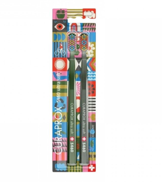 Curaprox CS 5460 Recycled Edition Οδοντόβουρτσα Ultra Soft 2τμχ