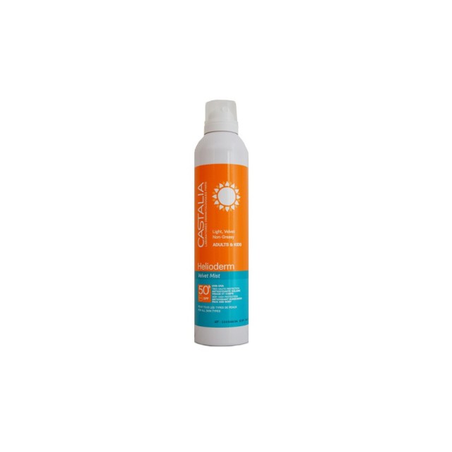 Castalia Helioderm Velvet Mist SPF50+ Αντηλιακό Spray Προσώπου & Σώματος 245ml