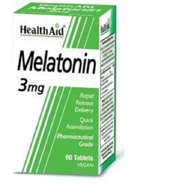 HEALTH AID MELATONIN 3MG TABLETS 60'S