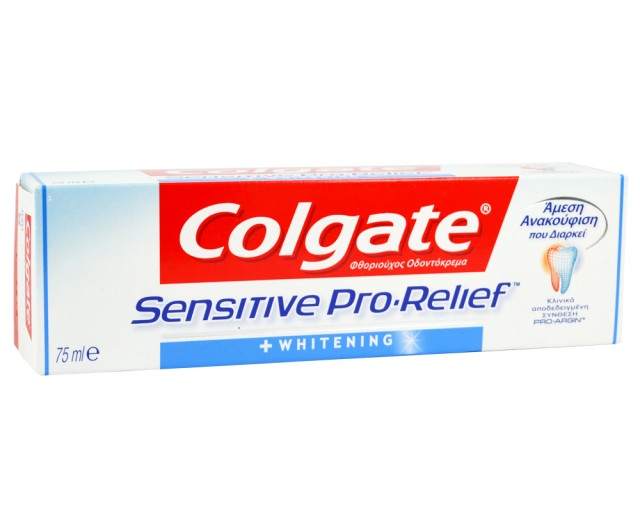 COLGATE SENSITIVE PRO RELIEF WHITENING ΟΔΟΝΤΟΚΡΕΜΑ 75ML