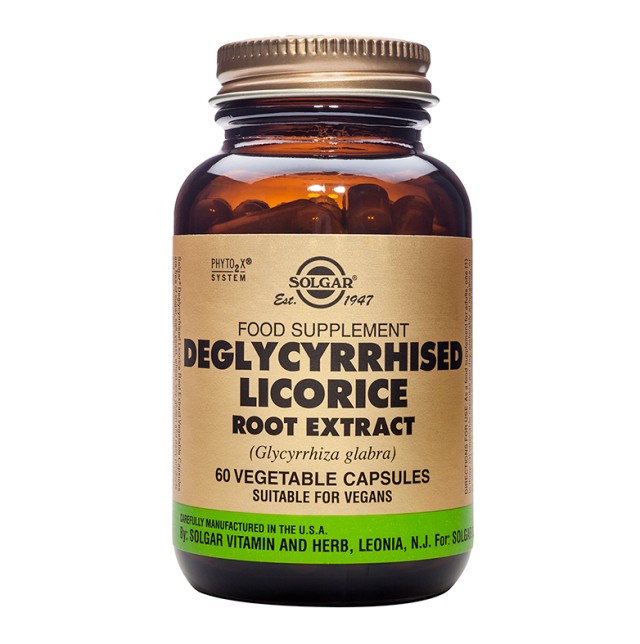 Solgar Deglycyrrhised Licorise Root Extract 60veg.caps