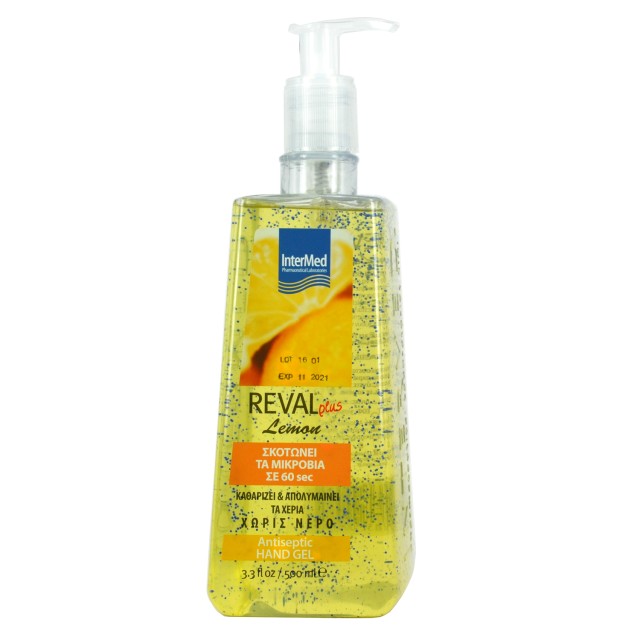 Intermed Reval Plus Lemon Antiseptic Hand Gel 500ml
