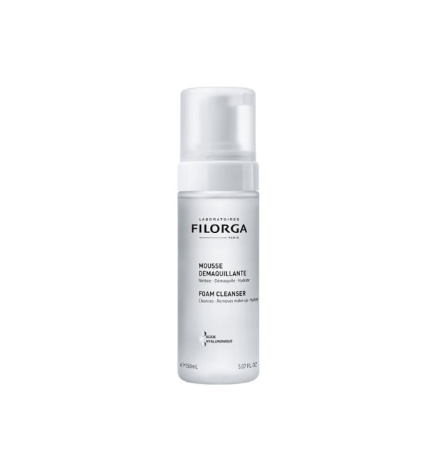 Filorga FOAM CLEANSER: 3 σε 1 αφρός καθαρισμού. Καθαρίζει, αφαιρεί το μακιγιάζ & ενυδατώνει. 150gr