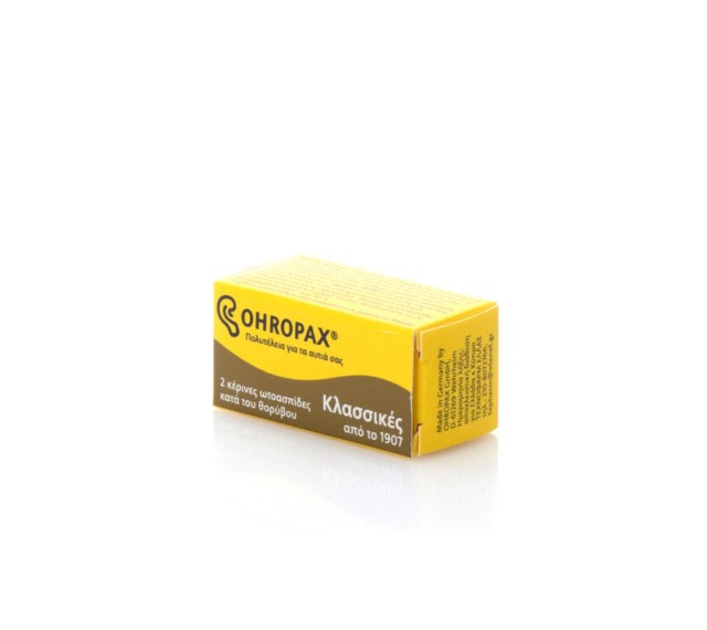 Ohropax Classic Wax earmuffs 2pcs