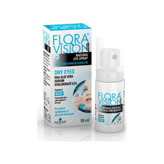 Novax Pharma Flora Vision Spray για Ξηρά Μάτια 10ml