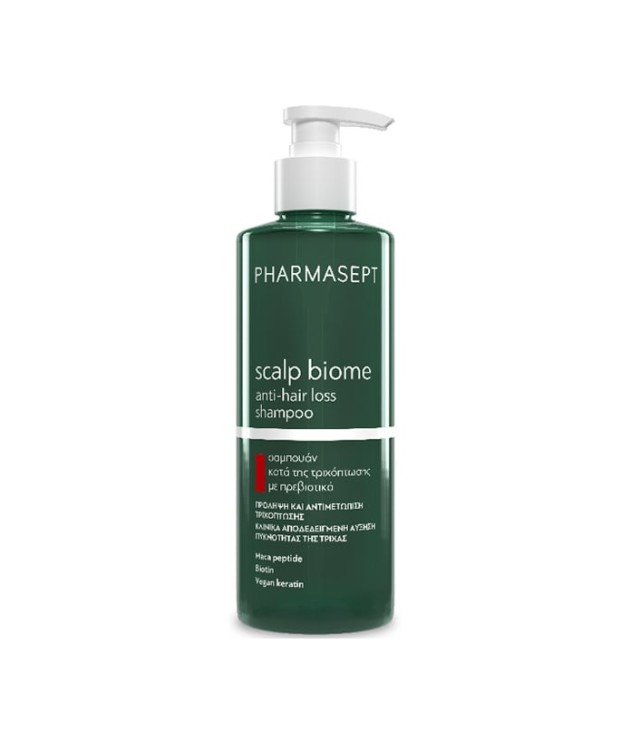 Pharmasept Scalp Biome Anti-Hair Loss Shampoo Σαμπουάν κατά της Τριχόπτωσης με Πρεβιοτικά 400ml