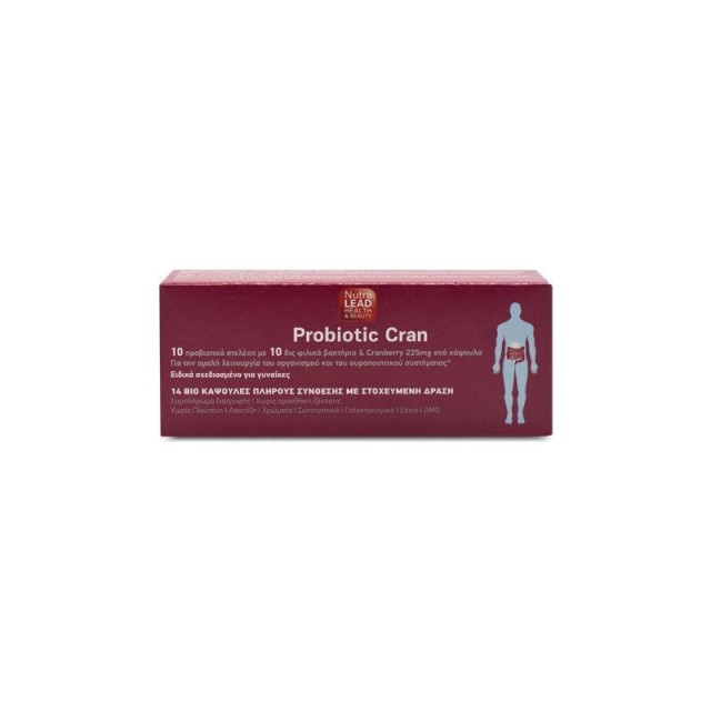 NutraLead Probiotic Cranberry 225mg 14 tμχ
