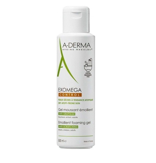 ADERMA Exomega Gel Moussant Emollient 500ml