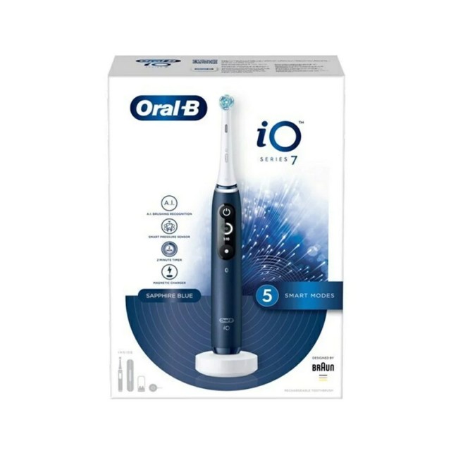 Oral-B iO Series 7 Magnetic Blue Sapphire Ηλεκτρική Οδοντόβουρτσα 1τμχ