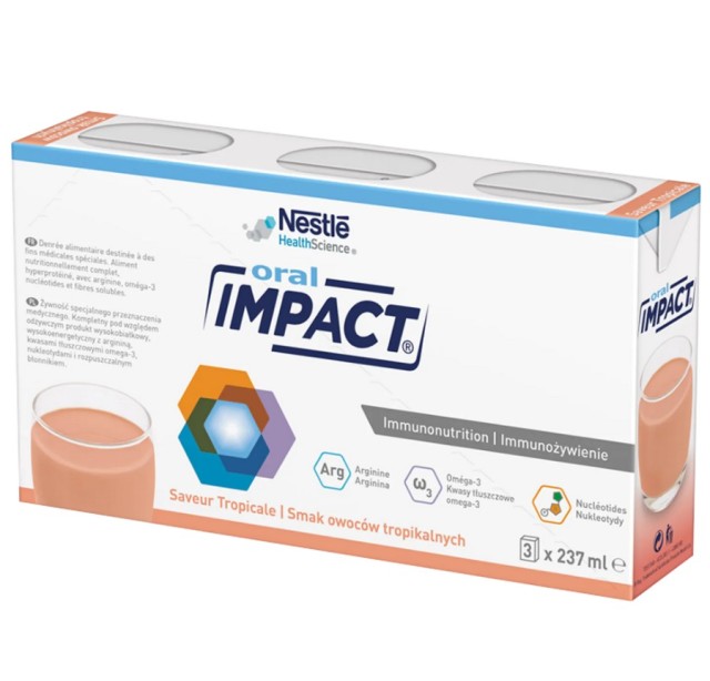 Nestle IMPACT ORAL Tropical 3x237ml