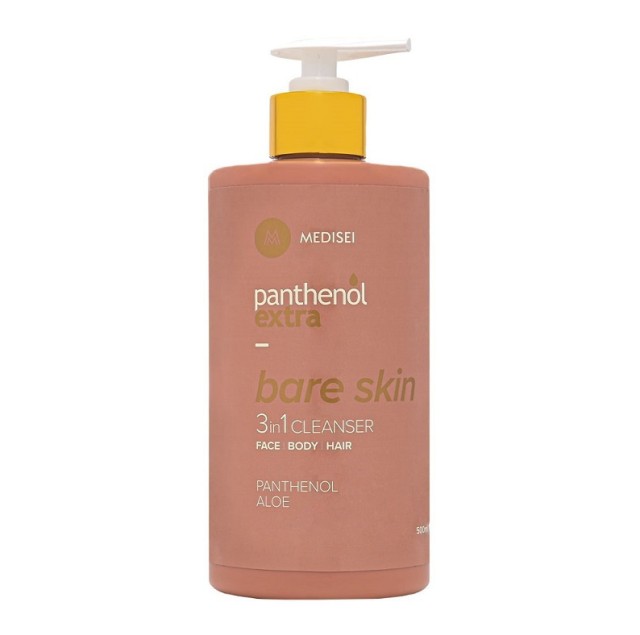 Medisei Panthenol Extra Bare Skin 3in1 Cleanser Γυναικείο με Ξυλώδεις Νότες 500ml