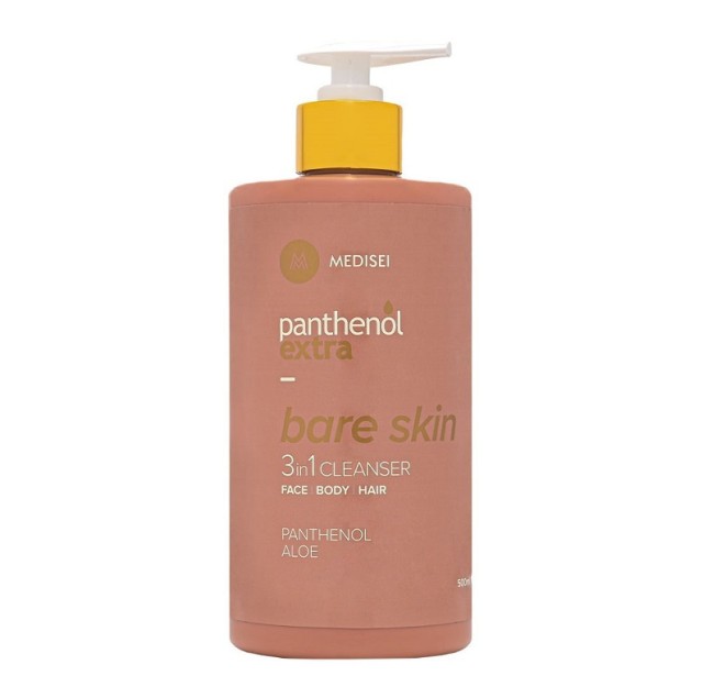Medisei Panthenol Extra Bare Skin 3in1 Cleanser Γυναικείο με Ξυλώδεις Νότες 500ml