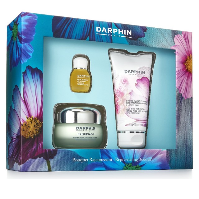 Darphin Set Rejuvenating Bouquet Exquisage Exquisage Beauty Revealing Cream 50ml + All-Day Hydrating Hand & Nail Cream 75ml + Jasmine Aromatic Care 4ml