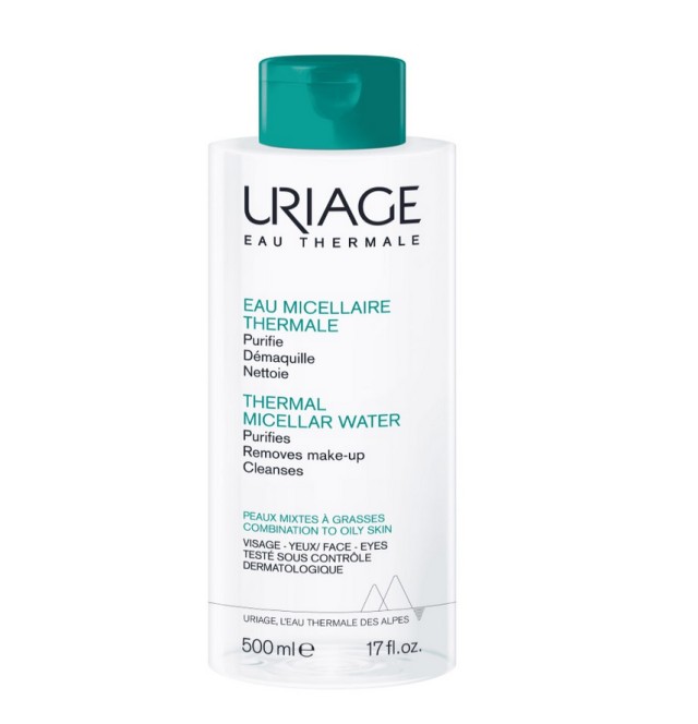 Uriage Eau Thermal Micellar Water with Apple Extract Combination to Oily Skin 500ml