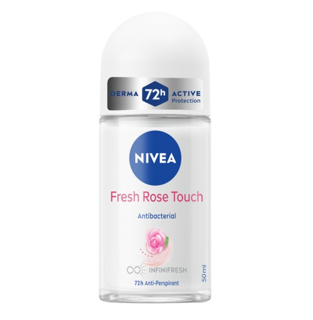 Nivea Fresh Rose Touch Anti Perspirant 72h Roll-on Deo 50ml