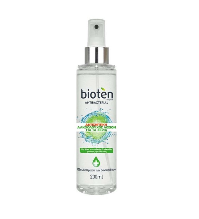 Bioten Antibacterial Spray Αντισηπτική Αλκοολούχος Λοσιόν για τα Χέρια 200ml