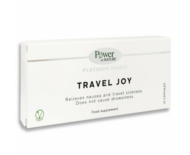 Power Health Platinum Range Travel Joy Συμπλήρωμα Διατροφής για τη Ναυτία του Ταξιδιού 10caps