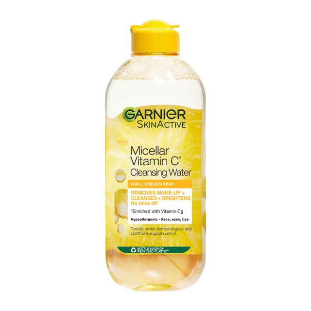 Garnier SkinActive Micellar Vitamin C Cleansing Water Νερό Καθαρισμού με Βιταμίνη C 400ml