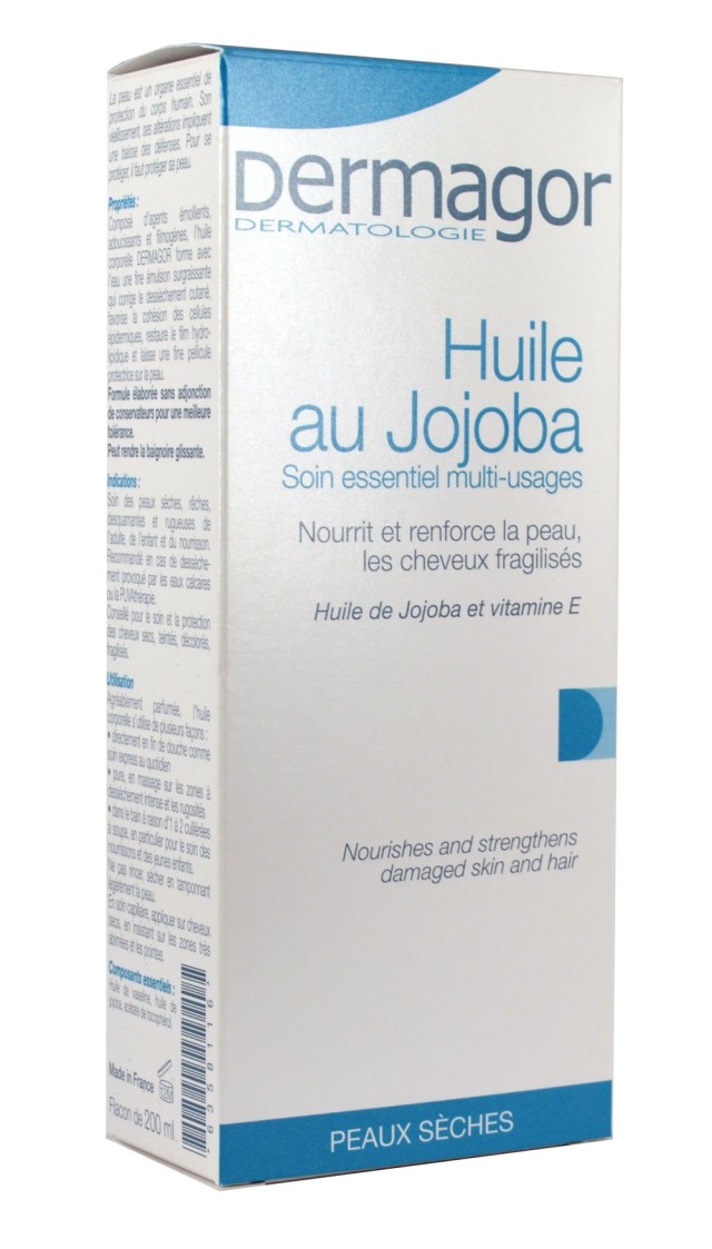 Inpa, Dermagor Huile de Bain Jojoba, Λάδι Σώματος με Jojoba Oil, 200 ml