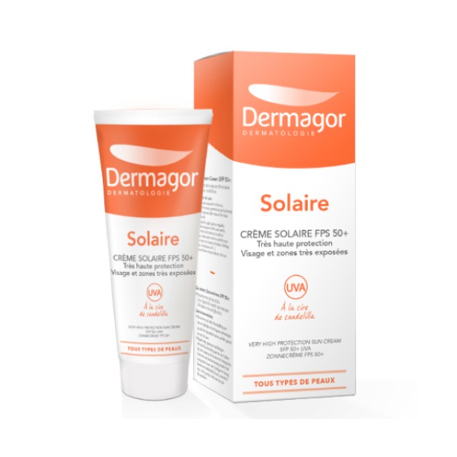 Inpa Dermagor Creme Solaire SPF50+ Αντηλιακή Κρέμα για το Πρόσωπο, για Όλη την Οικογένεια, 40 ml