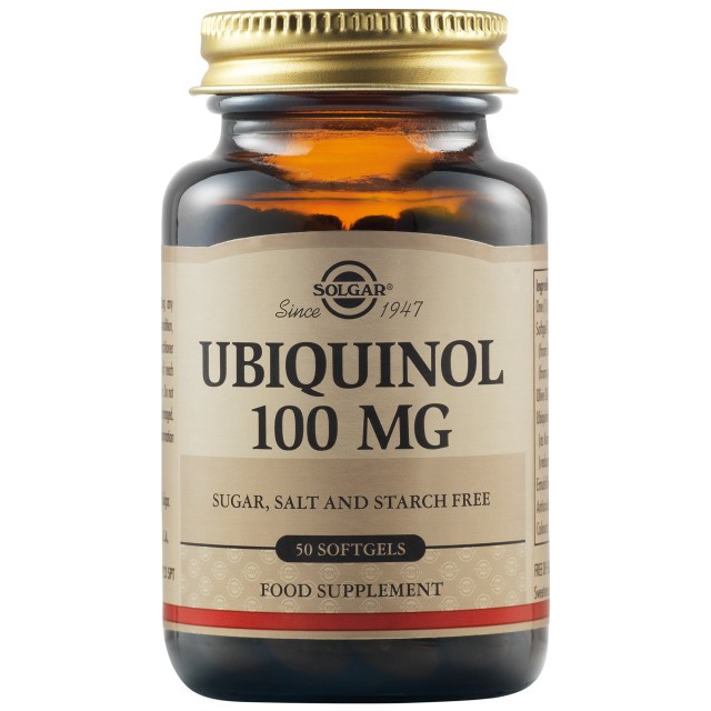 Solgar Ubiquinol 100mg Συνένζυμο Q10 50 Softgels