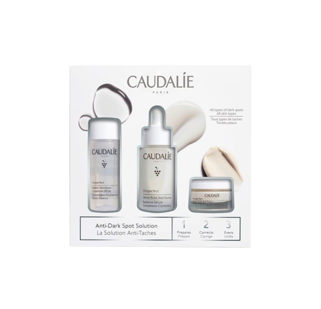 Caudalie Set Vinoperfect Serum Eclat 30ml + Δώρο Vinoperfect Creme Eclat 15ml + Vinoperfect Essence Glycolique 50ml