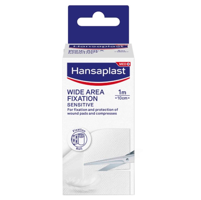 Hansaplast Wide Area Fixation (1m x 10cm) Ταινία Στερέωσης Μεγάλης Επιφάνειας 1τμχ