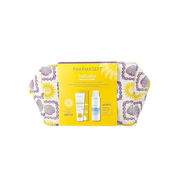 Pharmasept Set Heliodor με Face Sun Cream SPF50 Αντηλιακή Κρέμα Προσώπου 50ml + Δώρο Hygienic Ultra Hydra Lotion Ενυδατικό Γαλάκτωμα Σώματος 80ml
