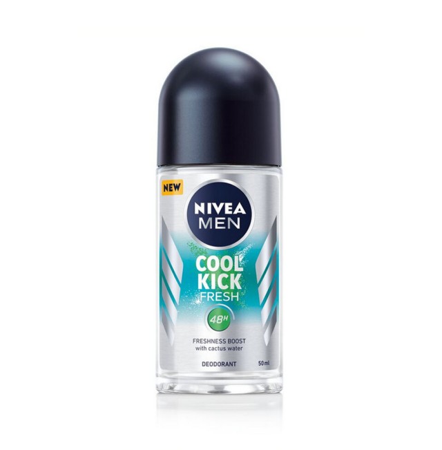 Nivea Men Deo Roll-On Cool Kick Fresh 48ωρης Προστασίας 50ml