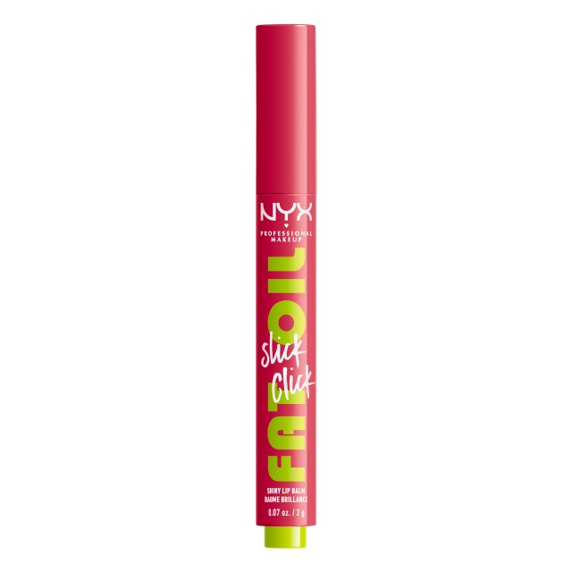 Nyx Professional Make Up Fat Oil Slick Click Shiny Lip Balm 10 Double Tap 2gr