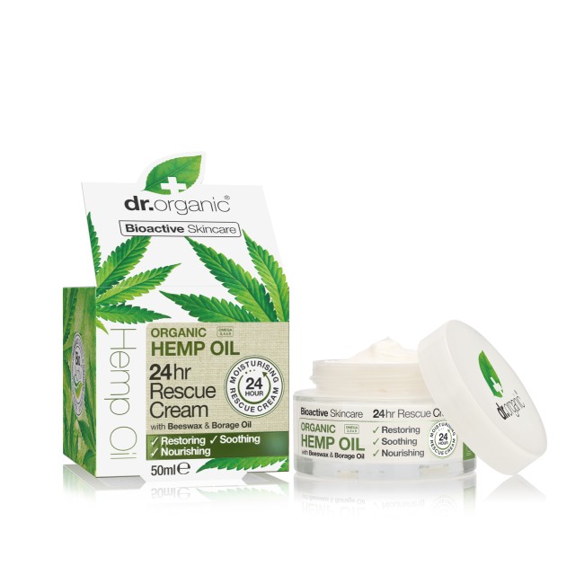 DR.ORGANIC HEMP OIL 24H RESCUE CREAM 50ML