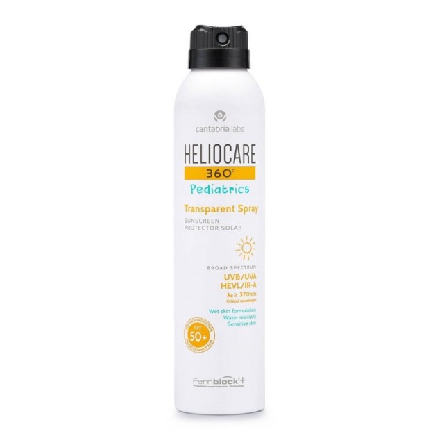 Heliocare 360° Pediatrics Transparent Spray SPF 50+ 200ml