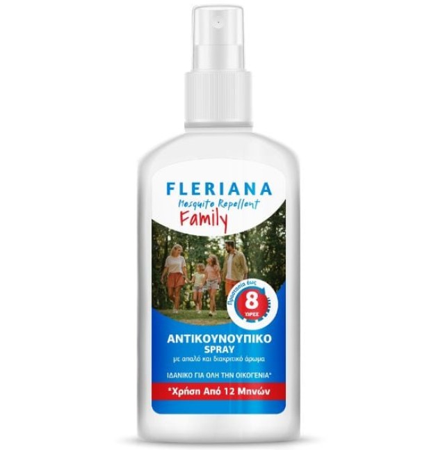 Power Health Fleriana Mosquito Repellent Family Spray Αντικουνουπικό Σπρέι 100ml