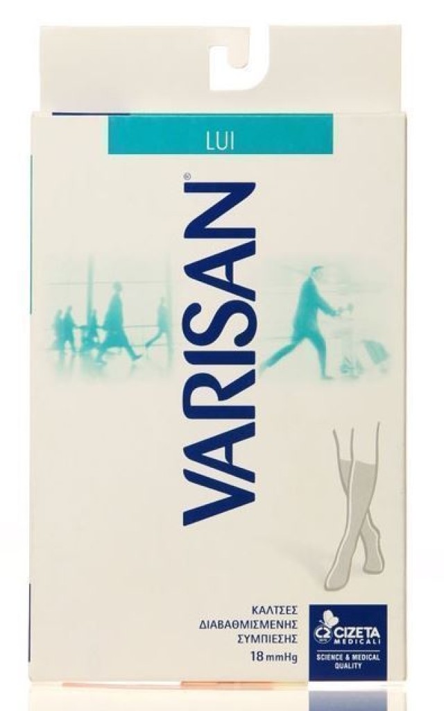 Varsan Lui 703 Marrone No 4 Κάλτσες Διαβαθμισμένης Συμπίεσης 18 mmHg (42-44)