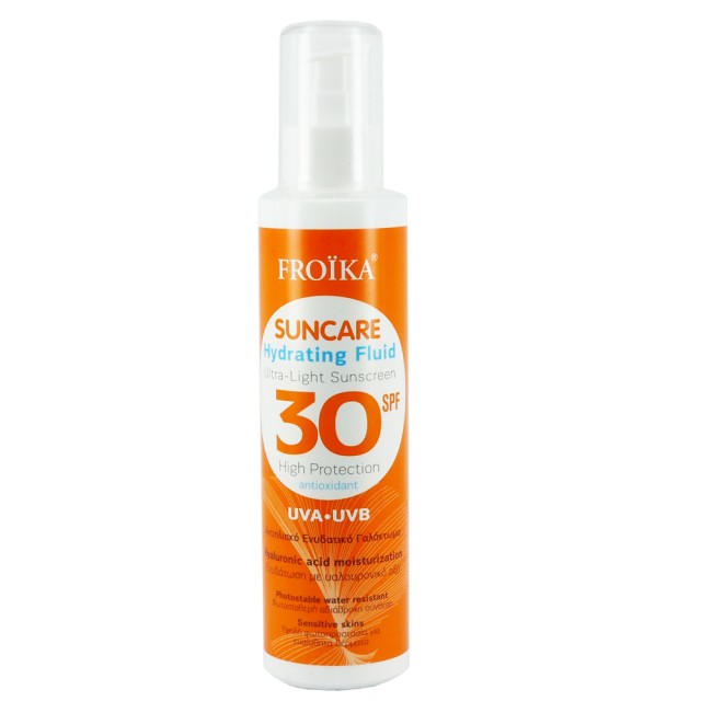 Froika Suncare Hydrating Fluid SPF30 Ultra Light Sunscreen 150ml